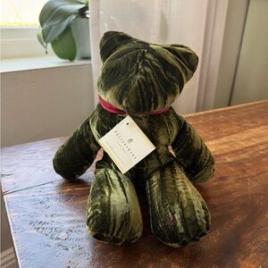 Pottery Barn Velvet Plush Bear.